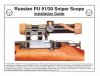 Mosin Nagant 1891/30 PU/PE mount scope assembly